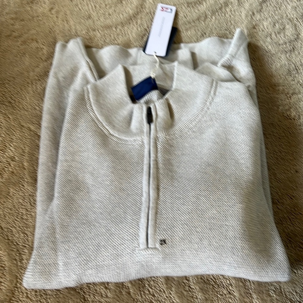 Brand new tan sweat shirt men's cutter buck brand size 2x never worn. With tags